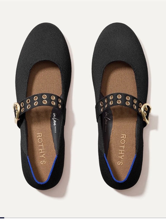 Rothy's Shoes - Rothy's Black Ballet Mary Jane